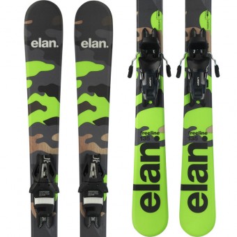 Elan Freeline Camo Snowblades + EL10.0 Shift GW